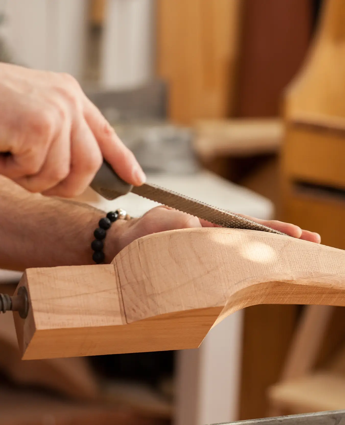 Shop Image showing rasping a leg